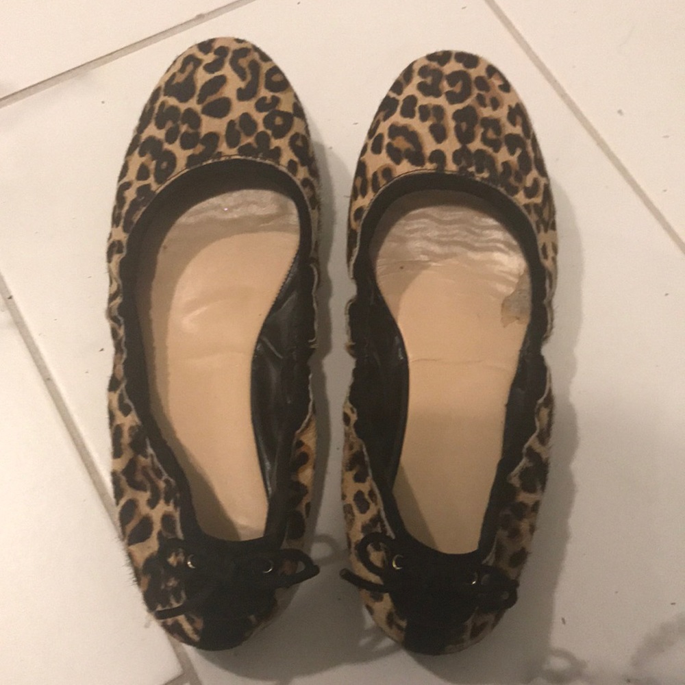 Cole Haan leopard flats